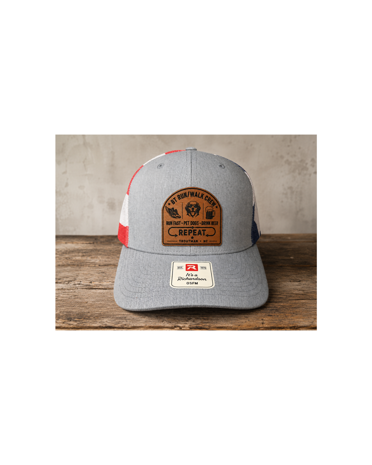 The Run • Dogs • Beer • Repeat Hat